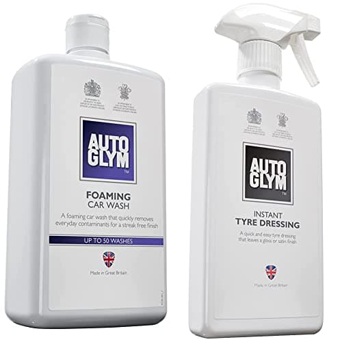 Image of Autoglym Foaming Car Wash, 1 Litre & ITD500US Instant Tyre Dressing, 500ml