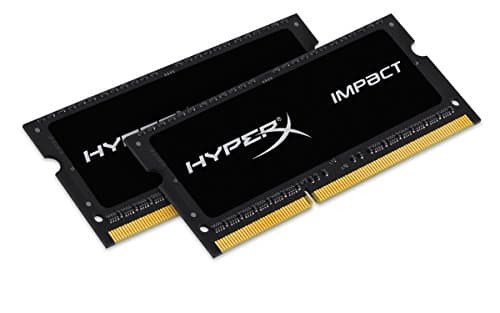 Image of HyperX Impact HX316LS9IBK2/16 Memory 1600 MHz DDR3L CL9 SODIMM 1.35 V, 16 GB Kit (2x8 GB), Black