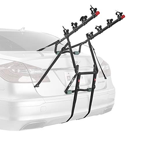 Image of Allen Sports USA Deluxe 4-Bike Trunk Mounted Bicycle Carrier for Automobile - Black