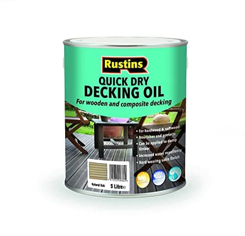 Image of RUSTINS Decking Oil Natural Oak 5L,DOOAW5000