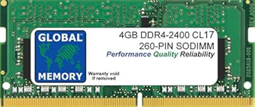 Image of 4GB DDR4 2400MHz PC4-19200 260-PIN SODIMM MEMORY RAM COMPATIBLE WITH LAPTOPS/NOTEBOOKS