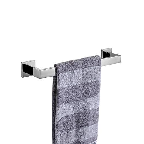 Image of Flybath Towel Rail Bar Short Single Layer SUS 304 Stainless Steel Mirror Polished Bathroom Towel Holder Shelf Wall Mounted, 40 cm / 15.7 inches