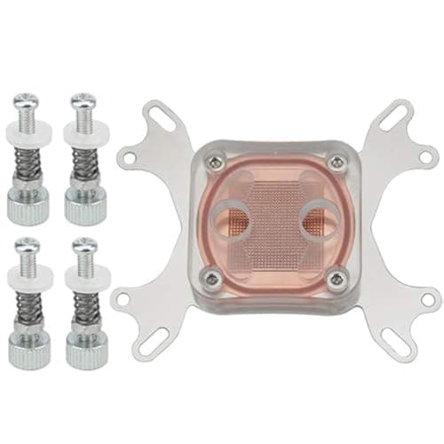 Image of BXQINLENX Professional Universal CPU Water Cooling Block For INTEL/AMD Water Cool System Computer Clear (Transparent)