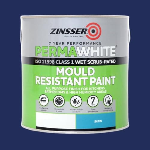 Image of ZINSSER PERMAWHITE INTERIOR SATIN RAL 5022 2.5L