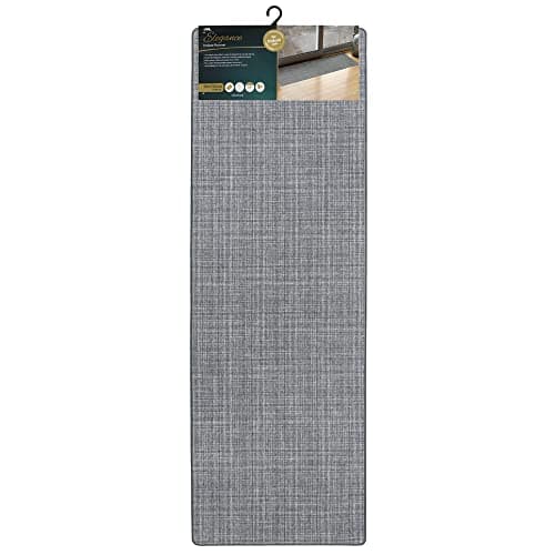 Image of JVL Elegance Runner Mat Grey, 50cm x 150cm approx