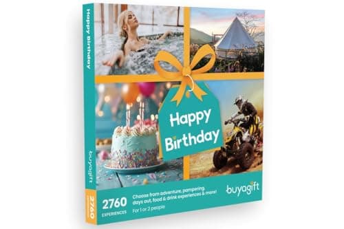 Image of Buyagift Happy Birthday Experiences Gift Box - Over 2760 Experiences Across the UK