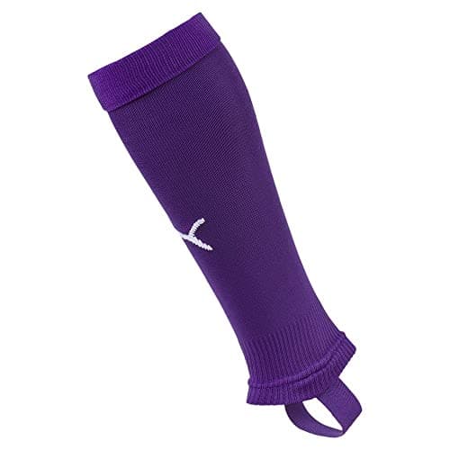 Image of PUMA LIGA Stirrup Core Football Socks - Prism Violet/White, Size 1