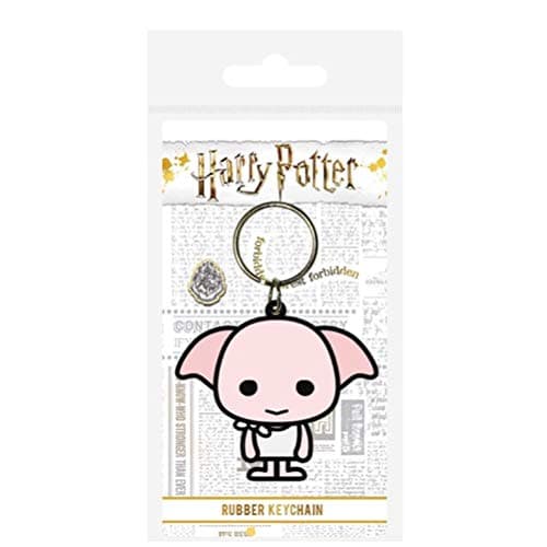 Image of Harry Potter (Dobby Chibi) Rubber Keychain