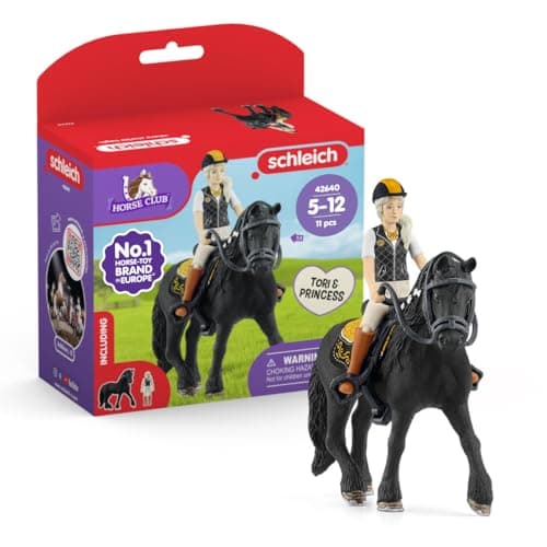 Image of SCHLEICH 42640 Horse Club Tori & Princess, from 5 years, HORSE CLUB - Playset, 8 pieces