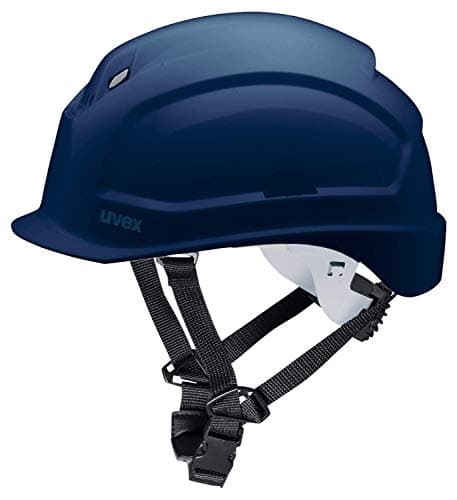 Image of Uvex Pheos S-KR Safety Helmet - Construction Helmet with 4-Point Chin Strap and Ventilation Holes