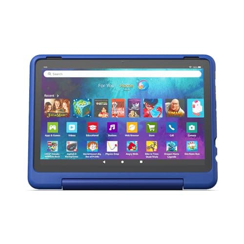 Image of Amazon Kid-Friendly Case for Fire HD 10 tablet | Only compatible with 13th generation tablet (2023 release), for ages 6+, Nebula