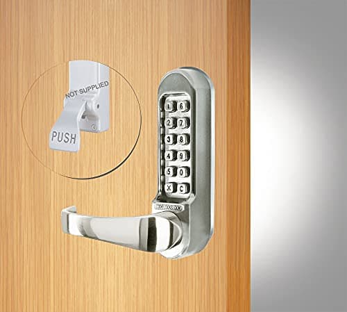 Image of Codelocks CL500 Mechanical Front Plate Only PVD PB - Panic Kit