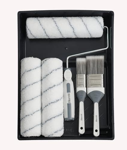 Image of Harris Seriously Good Walls & Ceilings Decorating Kit, 7 Pieces, Roller, Brushes, Tray