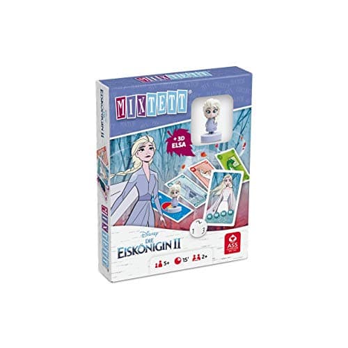 Image of ASS Disney Frozen 2 Mixtett Card Game with Elsa Toy Figure