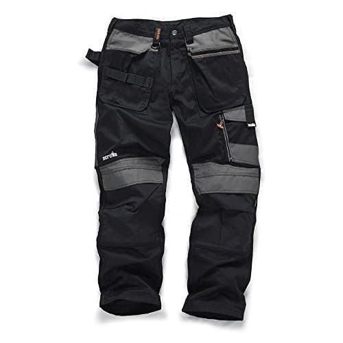 Image of Scruffs 3D Trade Trousers Black 32 X Long