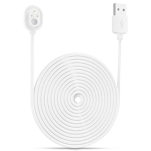 Image of Magnetic Charging Cable Power Cord Charger for Arlo Ultra 4K UHD 6M 9M Length for Indoor Outdoor Use (6M)