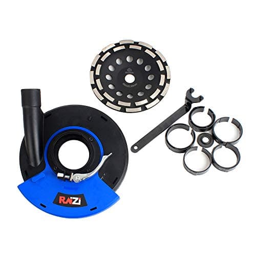 Image of Raizi 180 mm (7-inch) Universal Surface Grinding Dust Shroud Hand Angle Grinder+180 mm Diamond Grinding Cup Wheel