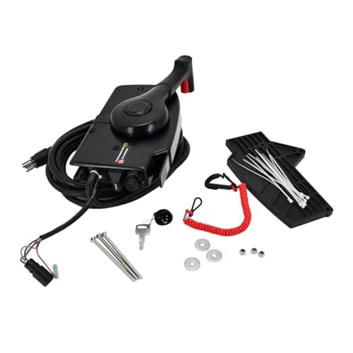 Image of Celliparts New Side Mount Throttle Outboard Remote Control Box 881170A3 Compatible with Mercury Outboard Boat Motor