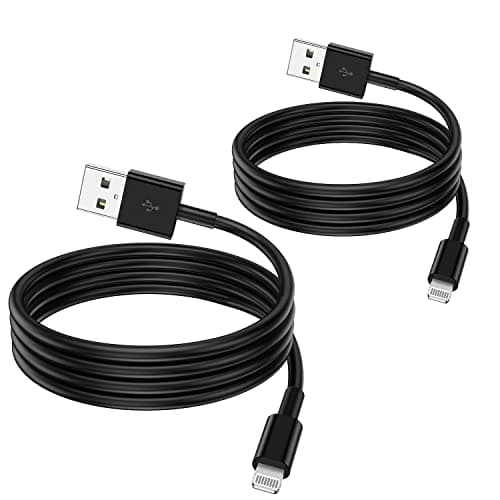 Image of 2 Pack Apple MFi Certified Lightning to USB Cable 2m - Fast Charging Cable for iPhone 13/12/12 Mini/11/11Pro/Max/X/XS/XR/XS Max/8/7/6/iPad