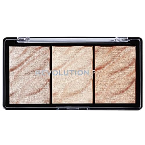 Image of Revolution Pro, Supreme, Highlighter, Face Palette, Metals, 3 Shades, 11.1g
