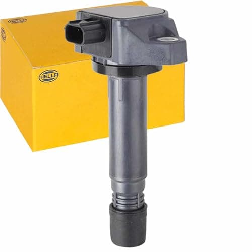 Image of HELLA 5DA 358 000-991 Ignition Coil - 12V - 3-pin connector - Flush-Fitting Pencil Ignition Coils - Bolted