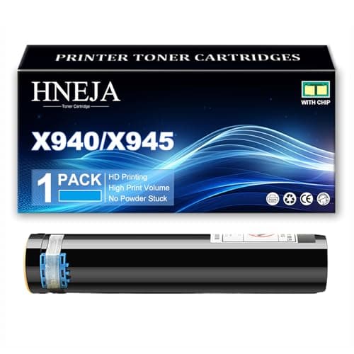 Image of X940 / X945 Toner Cartridge, Compatible X945X2KG X945X2CG X945X2MG X945X2YG Toner Cartridges for Lexmark X940e X945e XC940e XC945e Printer,Cyan-1 Pack