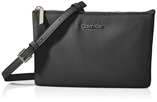 Image of Calvin Klein Women Shoulder Bag Ck Must Ew Xbody Small, Black (Ck Black), One Size