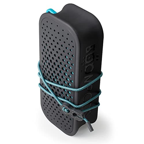 Image of Boompods Blockblaster Wireless Bluetooth Speaker - IPX7 Waterproof Bluetooth Party Speaker, Dual Pairing Indoor/Outdoor Portable Speakers, Built-in Mic & Power Bank, 12 Hour Battery Life, Blue