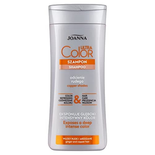 Image of Joanna Ultra Color - Shampoo For Copper Shades - Strengthening & Revitalising Hair Shampoo - Colour Refreshing & Hair Care - Deepens Colour Intensity - Nourishes and Moisturises Hair - 200 ml
