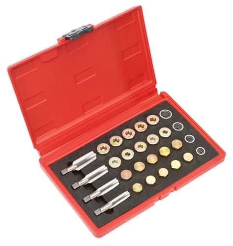 Image of Sealey Vs660 Drain Plug Thread Repair Kit