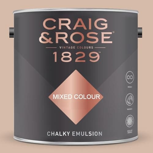 Image of Paint Stop CRAIG & ROSE 1829 CHALKY EMULSION FRESH PLASTER 2.5L