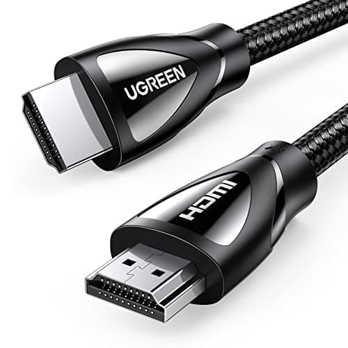 Image of UGREEN HDMI 2.1 Cable 8K 4K 1440P@120/144/165/240Hz 48Gbps Ultra High Speed eARC Dolby Atmos Vision HDR HDCP 2.3 Compatible with PS5/4 Xbox Series X/S TV Soundbar Laptop Game Monitor PC DVD Player(3M)