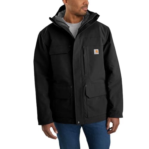 Image of Carhartt Men's Super Dux™ Relaxed Fit Insulated Traditional Coat, Black, L