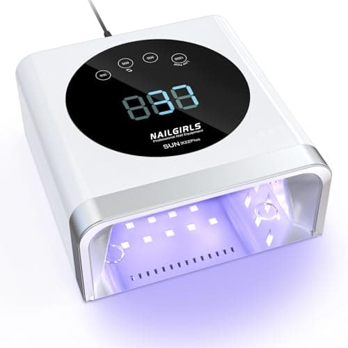 Image of NAILGIRLS LED Nail Lamp, 150W Professional Nail Dryer with Automatic Sensor and LCD Display for Home Nail Salon