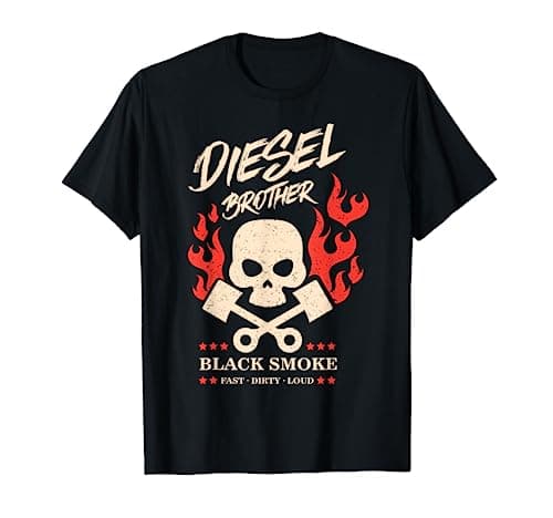 Image of Diesel Brother Fast Loud Dirty | Powerstroke Black Smoke T-Shirt