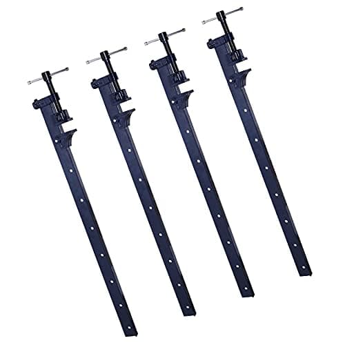 Image of 36” (900mm) Cast Iron T-Bar Sash Clamp Grip Work Holder Vice Slide Cramp 4pc