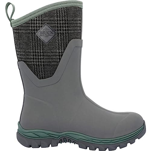 Image of Muck Boots Women's Arctic Sport Mid Fleece Lined Waterproof Pull on Boot, Grey, 8