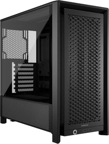 Image of CORSAIR FRAME 4000D Modular Mid-Tower ATX PC Case – High Airflow, InfiniRail™ Fan Mounting System, Dual 360mm Radiator Support, ASUS BTF, MSI Project Zero, Gigabyte Project Stealth – Black