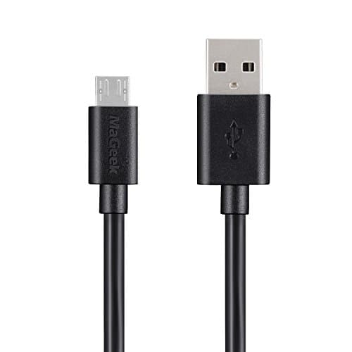 Image of MaGeek® 3.3ft / 1.0m Premium Micro USB Cable High Speed USB 2.0 A Male to Micro B Sync and Charge Cable for Samsung, HTC, Sony, Motorola, LG, Google, Nokia and More (Black)