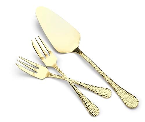 Image of Arthur Price CAVA0182 1 Server & 6 x Pastry Forks, Stainless Steel