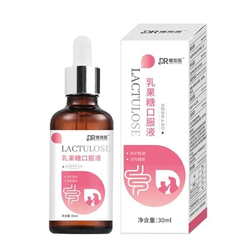 Image of Pet Lactulose Oral Solution for Dogs and Cats, Natural Digestive Aid, Probiotic Support, Liquid Formula