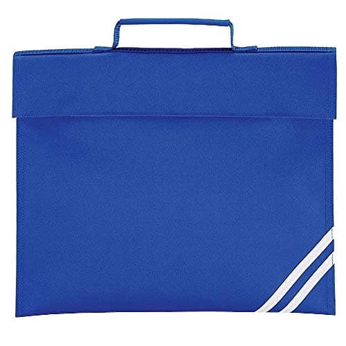 Image of Quadra Classic Book Bag - 5 Litres (Pack of 2) (One Size) (Bright Royal)