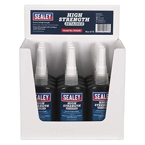 Image of Sealey SCS638 High Strength Retainer 50ml Pack of 12