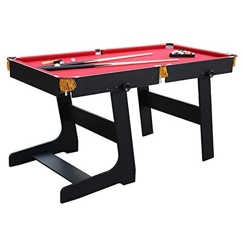 Image of Walker & Simpson Premier 5ft Folding Pool Table-Red