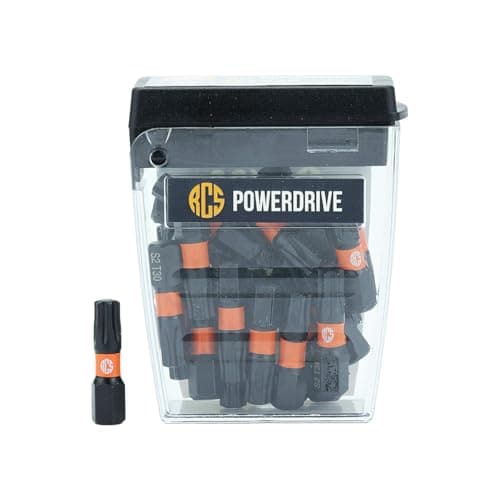 Image of RCS T30 25mm Length Impact Screwdriver Bits (Tub of 25)