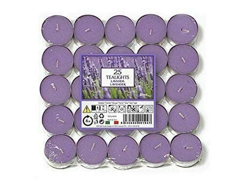 Image of Price's Candles Tealights Pack 25 Lavender