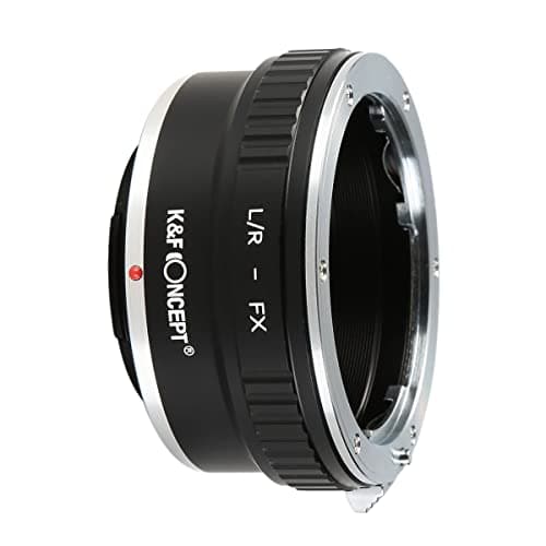 Image of K&F CONCEPT L/R to FX Lens Mount Adapter, Compatible with Leica R Mount Lens and Compatible with Fujifilm Fuji X Mount Mirrorless Cameras