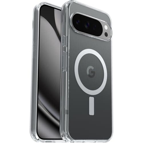 Image of OtterBox Symmetry Series Clear Case with Pixelsnap for Google Pixel 10 Pro XL, Shockproof, Drop proof, Protective Thin Case, 3x Tested to Military Standard, Clear