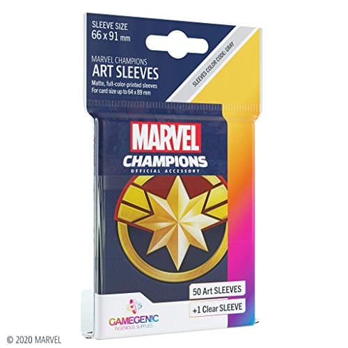 Image of Fantasy Flight Games Gamegentic Marvel Champions Art Sleeves: She - Hulk (50 - Pack), Mixed Colours, 6 Official Sleeves