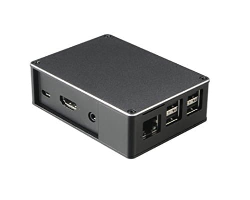 Image of Akasa A-RA02-M1B Fanless Aluminium Case for Raspberry Pi and Asus Tinker Boards - Black